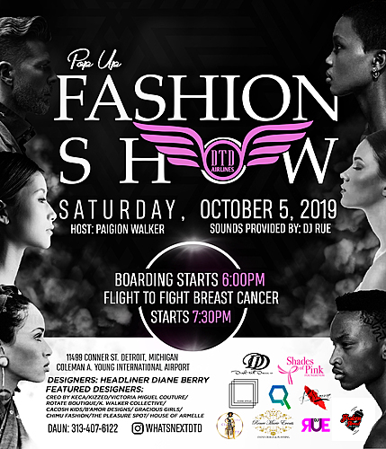 What's Next DTD? Pop-Up Fashion Show: Takes Flight to Fight Breast Cancer image