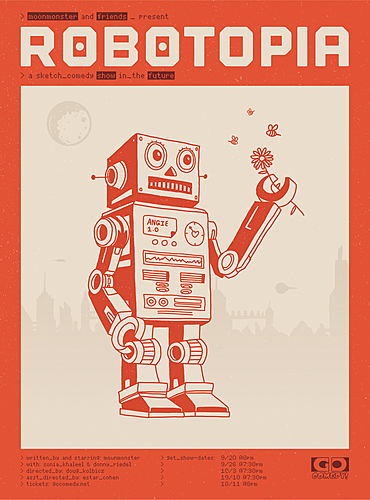 Moonmonster Presents: Robotopia poster