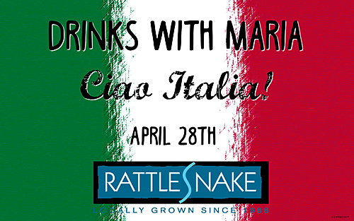 Drinks with Maria // Ciao Italia! poster