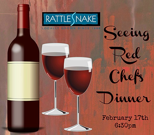 "Seeing Red" Chef's Dinner poster