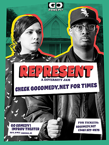 REPRESENT! A Diversity Jam poster