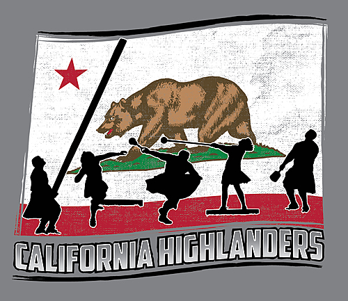 2019 Central Valley Highland Games poster