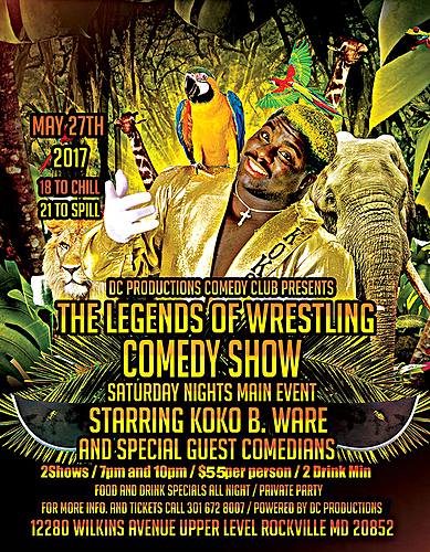 Legends of Wrestling Comedy Show 4th Saturday of Every Month  image