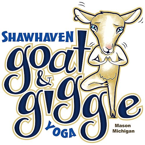 Goat & Giggle Yoga poster