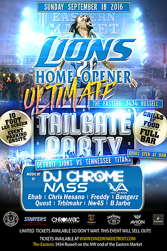 Lions Home Opener Party image
