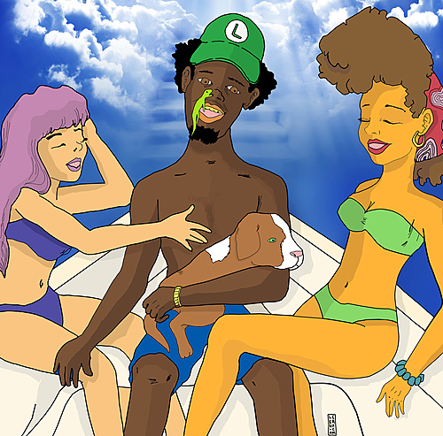 Ugly God live in New Orleans poster