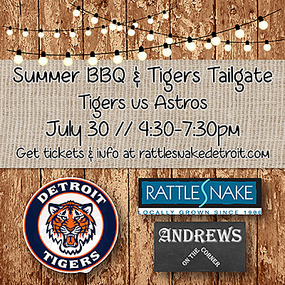 Summer BBQ & Tigers Tailgate poster
