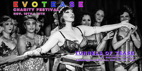 "TUNNELS OF TEASE" A Prohibition-Era Burlesque Escape image