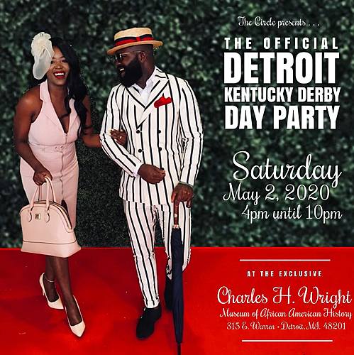 2021 Detroit Kentucky Derby poster