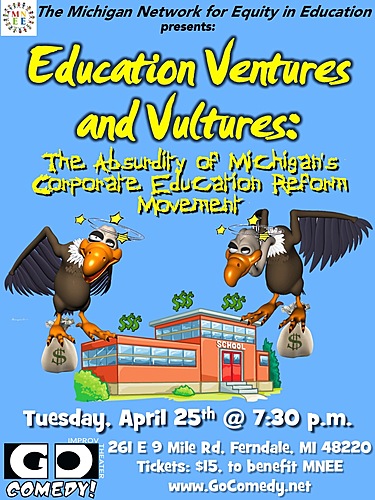 Education Ventures & Vultures poster