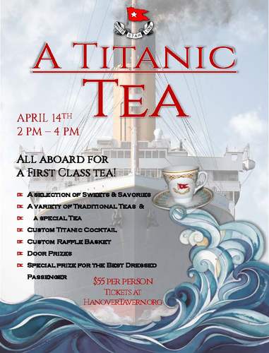 Tavern Tea- A Titanic Tea poster