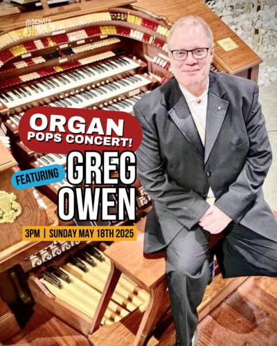 Organ Pops Concert Featuring Greg Owen poster