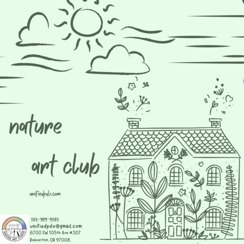 Nature & Recycled Art Club poster