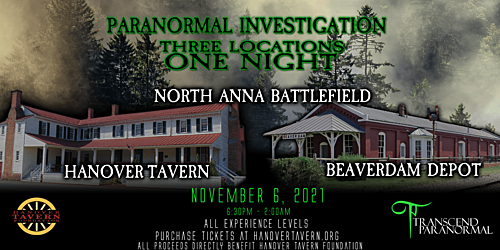 A Haunting Evening in Hanover - Paranormal Investigation poster