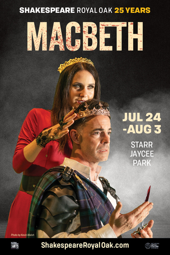 Shakespeare Royal Oak presents Macbeth poster