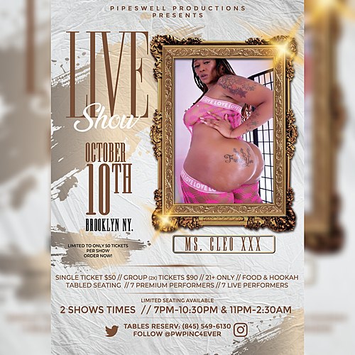 PipesWell Productions Presents PEEP SHOW Live poster