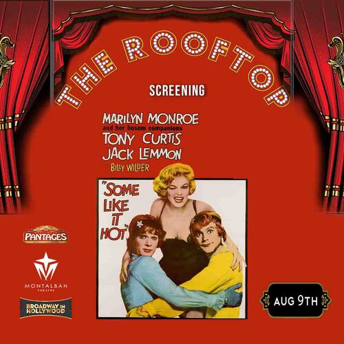 Some Like It Hot : Hollywood Glam! Rooftop Cult Classic Screening poster