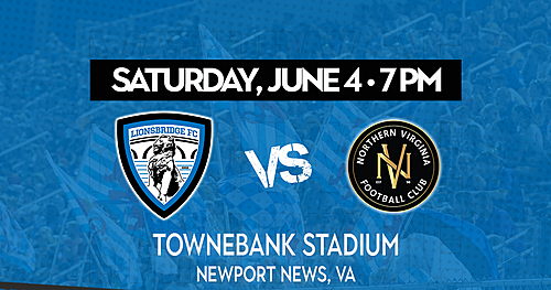 Lionsbridge FC vs Northern Virginia FC (June 4) poster