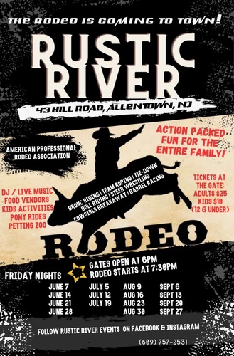 Rustic River Rodeo poster