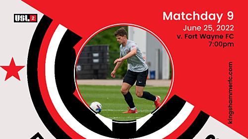 KHFC v. Fort Wayne FC - USL2 - Saturday 6/25 at 7:00pm image