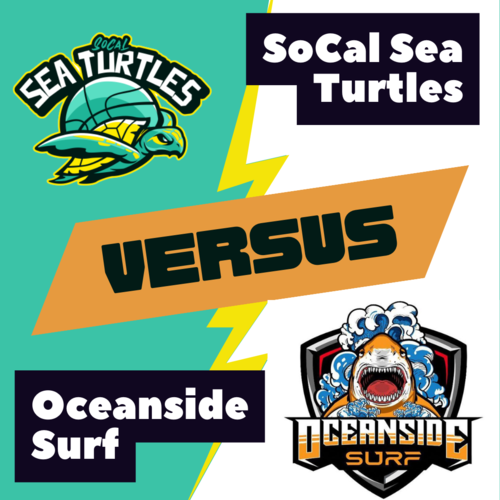 SoCal Sea Turtles vs Oceanside Surf poster