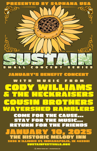 Jan 10th - Sustain Concert Series  poster