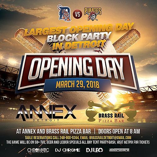 Opening Day Block Party poster