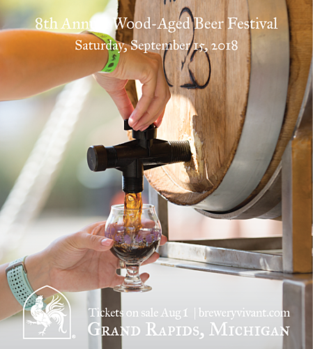 Brewery Vivant's Wood Aged Beer Fest poster