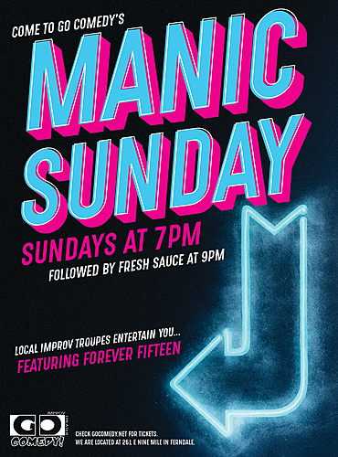 Manic Sunday poster