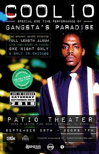 COOLIO | Performing the Gangsta's Paradise Album poster