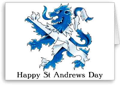 St Andrew's Day Soiree poster
