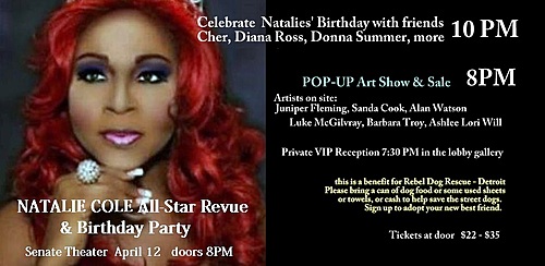 Natalie Cole’s All-Star Revue and Birthday Party poster