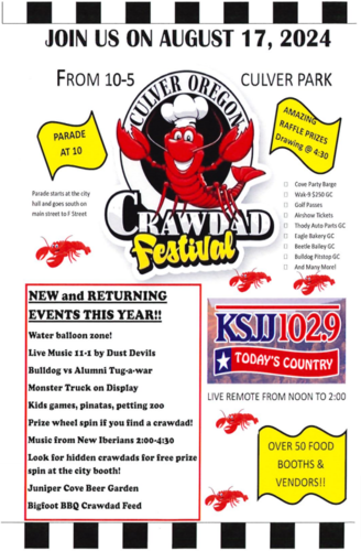 2024 Crawdad Festival poster