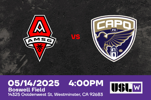 USL W -  HOME OPENER  -  AMSG  FC vs Capo FC 