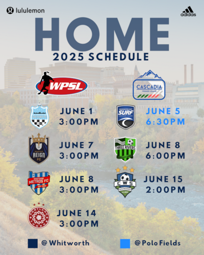 Spokane SC Shadow vs Portland Thorns II (WPSL) poster
