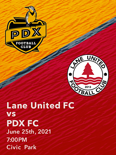 vs PDX FC, June 25th poster