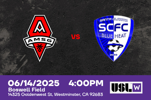 USL W - Match 8 - AMSG FC v SC Blue Heat