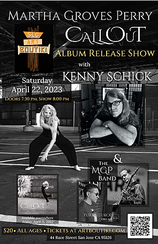 Martha Groves Perry Callout Album Release Show w/ Kenny Schick poster