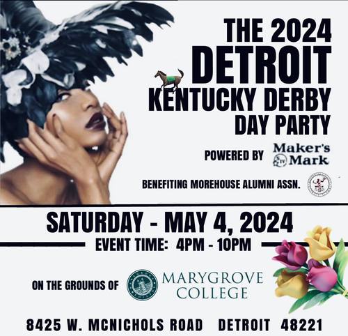 2024 Detroit Kentucky Derby Day Party poster