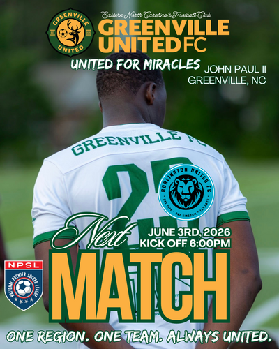 Greenville United vs Burlington United: United for Miracles  poster