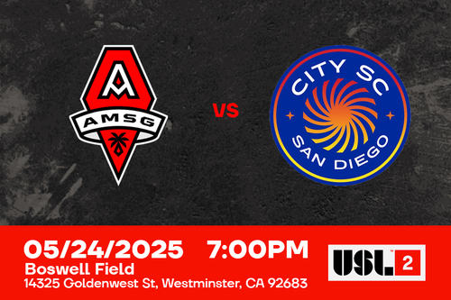 USL Two  - Match 3 - AMSG FC v City SC poster