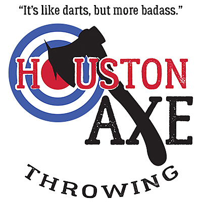 Bellaire Location Splatter Painting at Houston Axe Throwing poster