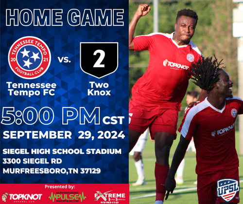 TN Tempo FC vs. Two Knox poster