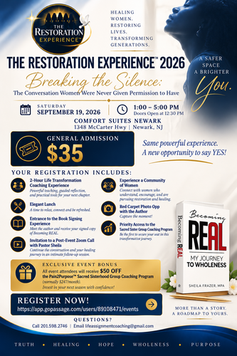 The Restoration Experience 2026 poster