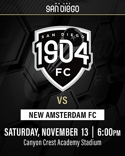 1904 FC vs New Amsterdam FC poster