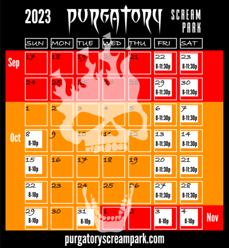 2023 Haunt Season poster