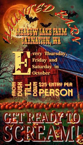 Meadowlake Farm Haunted Barn poster