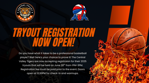 Central Valley Tigers Tryouts 2025: Unleash Your Potential! poster