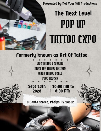 Next Level Tattoo Popup Expo poster