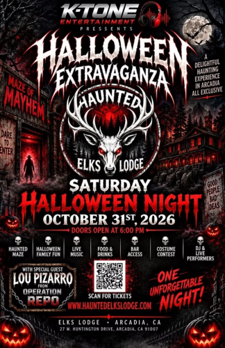 K Tones Halloween Extravaganza Presents: Haunted Elks Lodge image